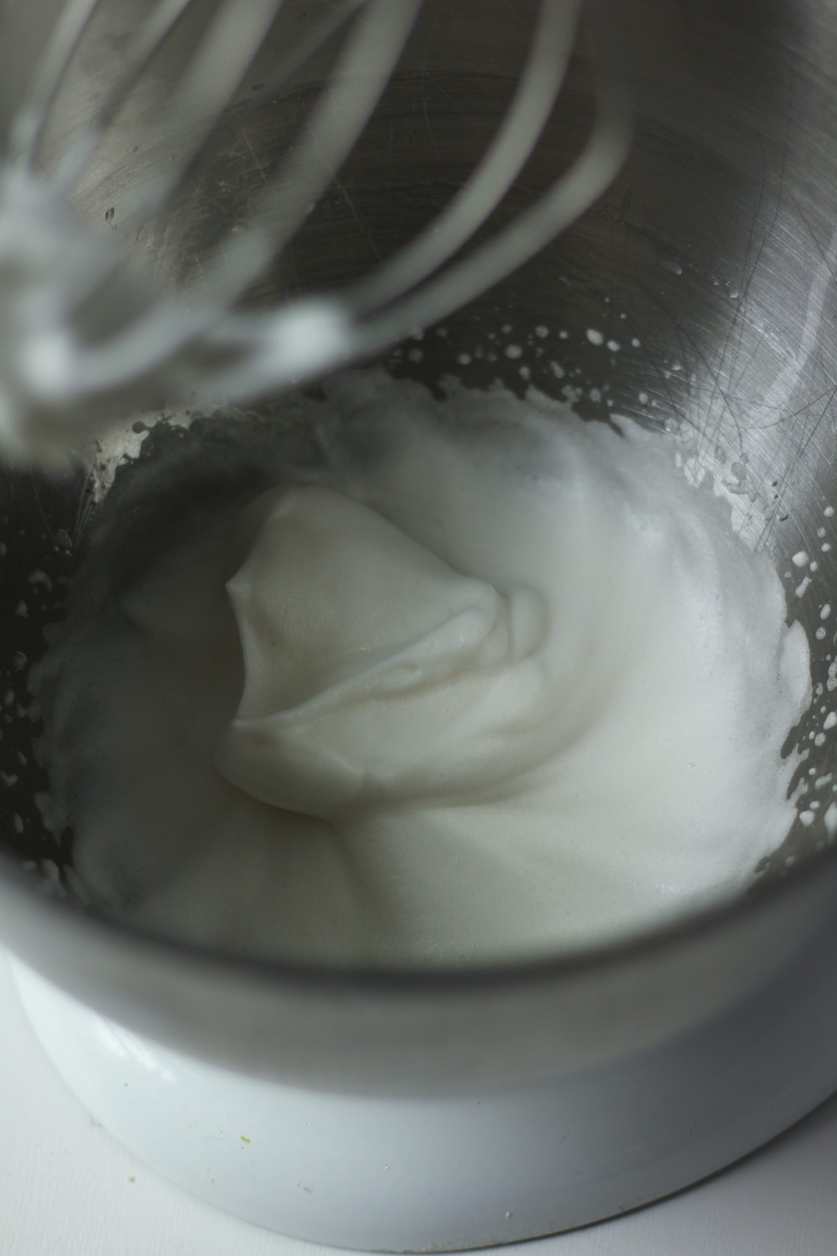 Whipped egg whites